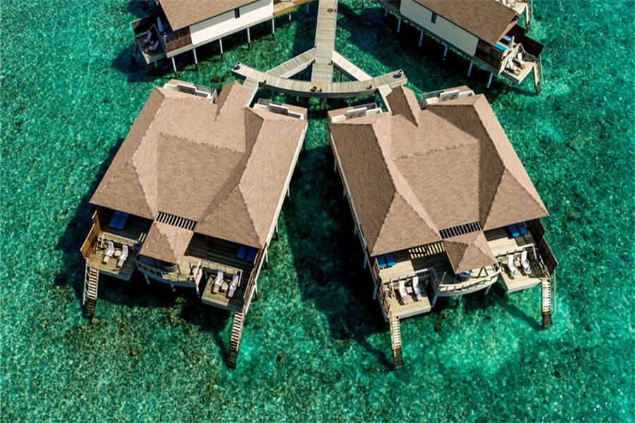 瑞提法鲁 - 带水疗浴缸的双卧水上套房图片3 - Reethi Faru Resort Two Bedroom Water Villa Suites With Spa Tub Photo 3