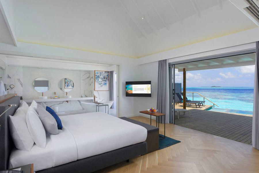 奥瑞格马富士瓦鲁 - 水上别墅图片3 - Outrigger Maldives Maafushivaru Resort Over Water Villa Photo 3