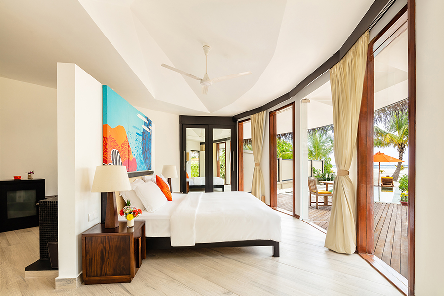 薇拉瓦鲁 - 海滨泳池别墅图片3 - Angsana Velavaru Maldives Beachfront Infinity Pool Villa Photo 3