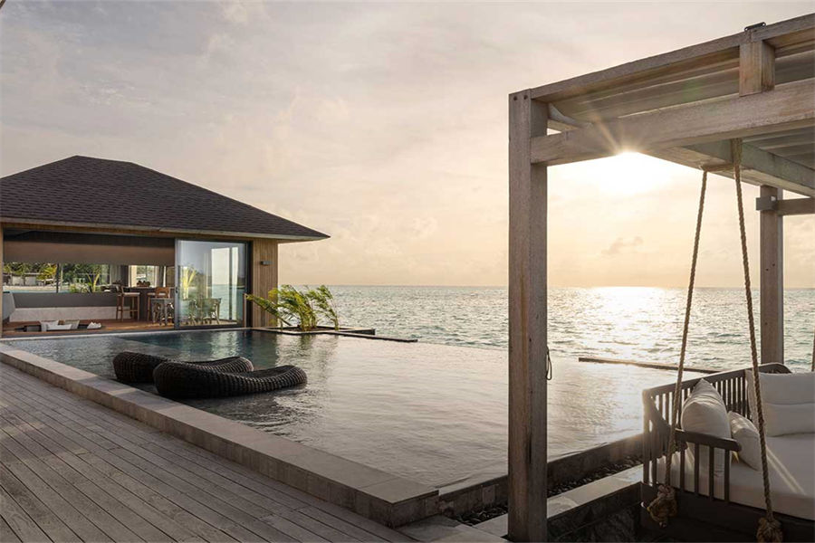 马蒂富士私人岛 - 宁静水上泳池别墅 图片4 - Madifushi Private Island Tranquil Aqua Pool Villa Photo 4