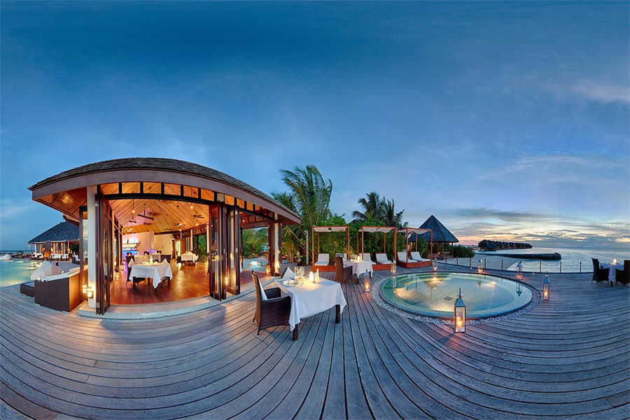 莉莉岛 - 水能量餐厅图片2 -  Lily Beach  Resort Les Turquoises d'Aqua Photo 2