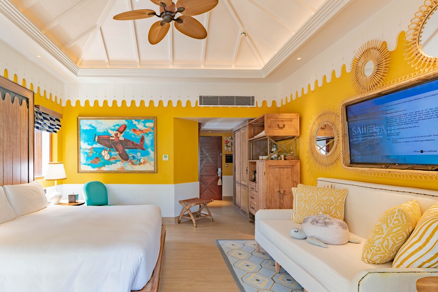 塞伊（希尔顿格芮） - 双卧家庭泳池海滩别墅图片4 - SAii Lagoon Maldives, Curio Collection by Hilton Two Bedroom Beach Villa with Pool Photo 4