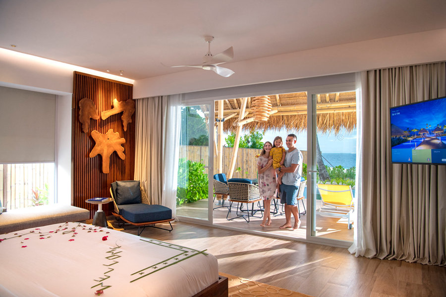 翡翠法斯曼度 - 家庭沙滩泳池别墅（双卧）图片2 - Emerald Maldives Resort & Spa  Family Beach Villa with Pool Photo 2