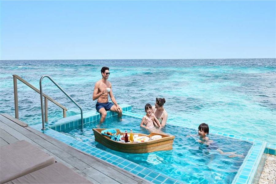 中央格兰德 - 日落海洋泳池别墅 图片3 - Machchafushi Resort&Spa Maldives Club Sunset Overwater Pool Villa Photo 3