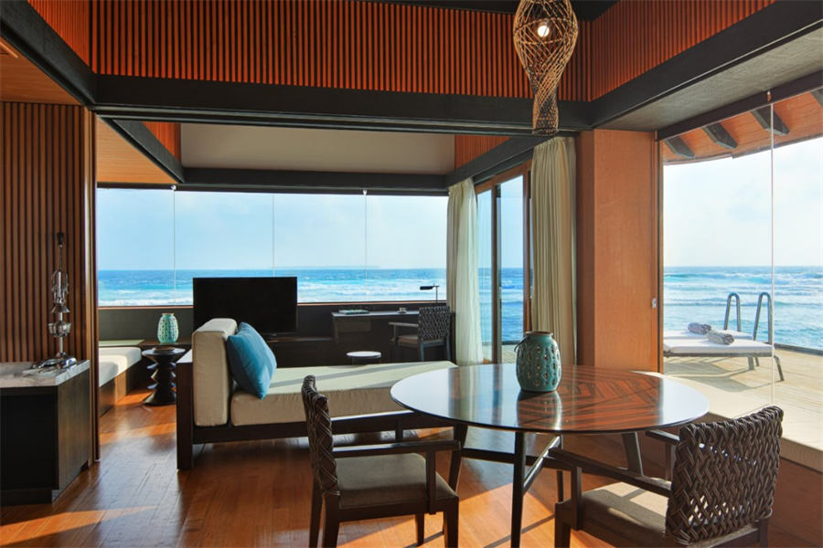 威斯汀 - 天梦水上泳池别墅 图片1 - The Westin Maldives Miriandhoo Resort Heavenly Over Water  Villa  Pool Photo 1