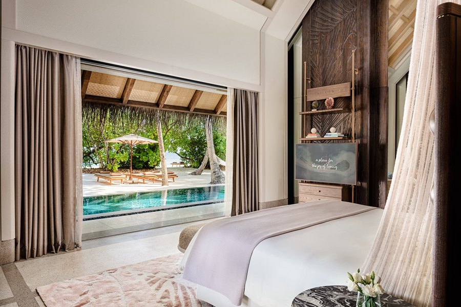 娇丽 - 双卧沙滩家庭泳池别墅图片1 - Joali Maldives Two Bedroom Beach Villa with Pool Photo 1