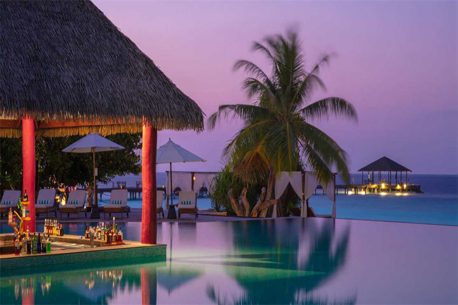 密度帕茹 - 泳池酒吧图片2 - Adaaran Select Meedhupparu Maldives Pool Bar Photo 2