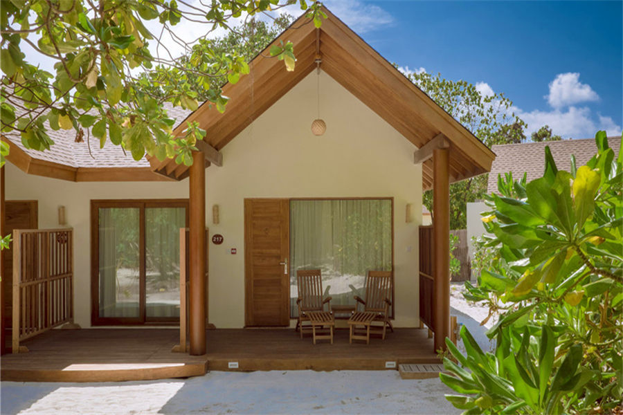 瑞提法鲁 - 豪华海滩泳池别墅图片2 - Reethi Faru Resort Deluxe Beach Pool Villa Photo 2