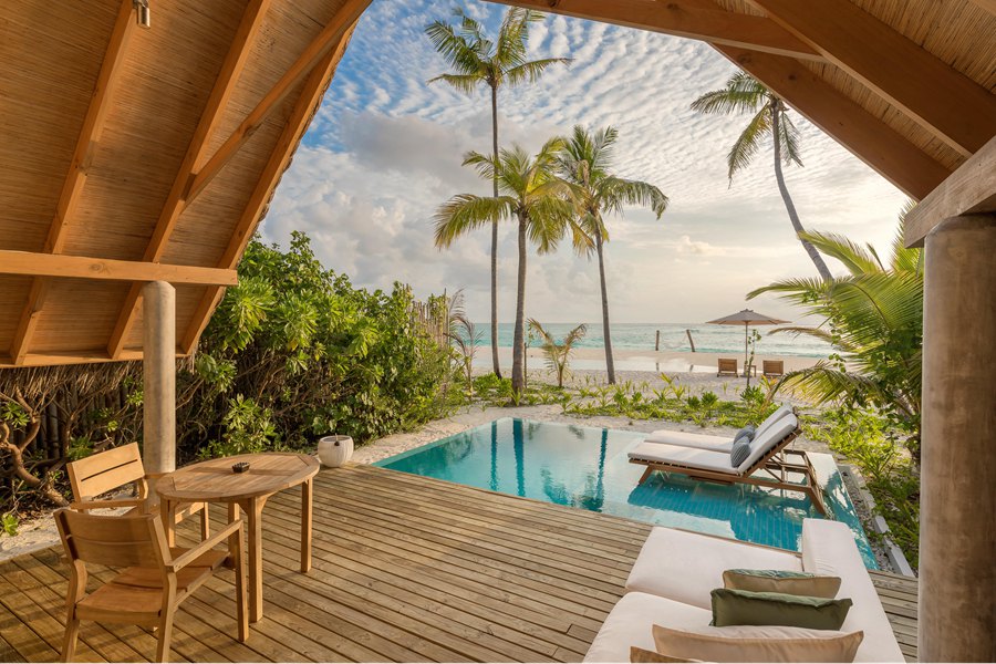 富士法鲁 - 沙滩泳池别墅图片3 - Fushifaru Maldives Beach Villa with Pool Photo 3