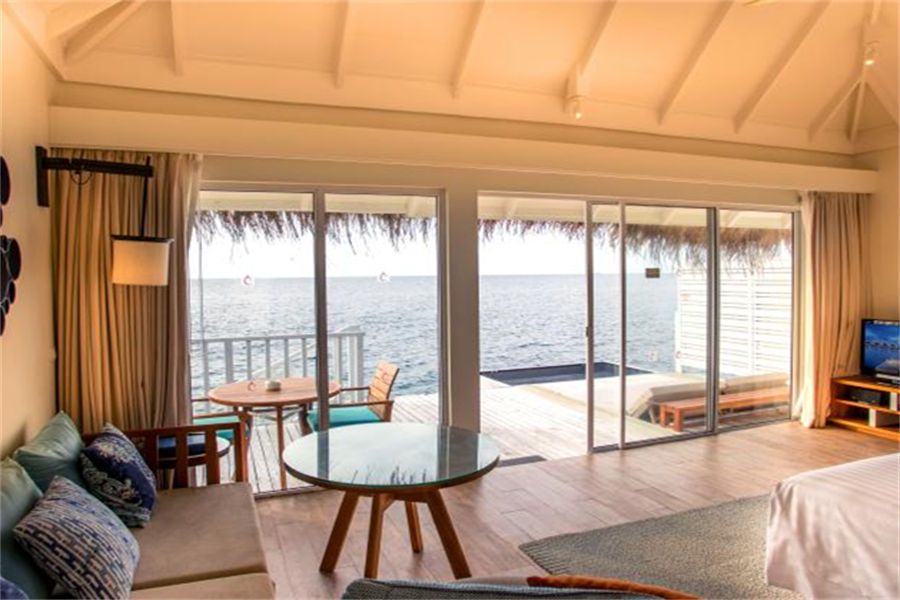 中央格兰德 - 豪华水上别墅 图片4 - Machchafushi Resort&Spa Maldives Sunrise/Sunset Overwater Villa Photo 4