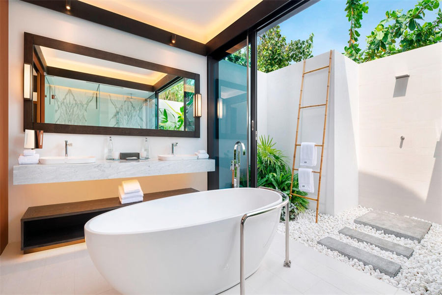 威斯汀 - 家庭豪华沙滩泳池别墅(双床)图片4 - The Westin Maldives Miriandhoo Resort Family Deluxe Beach Villa Pool Photo 4