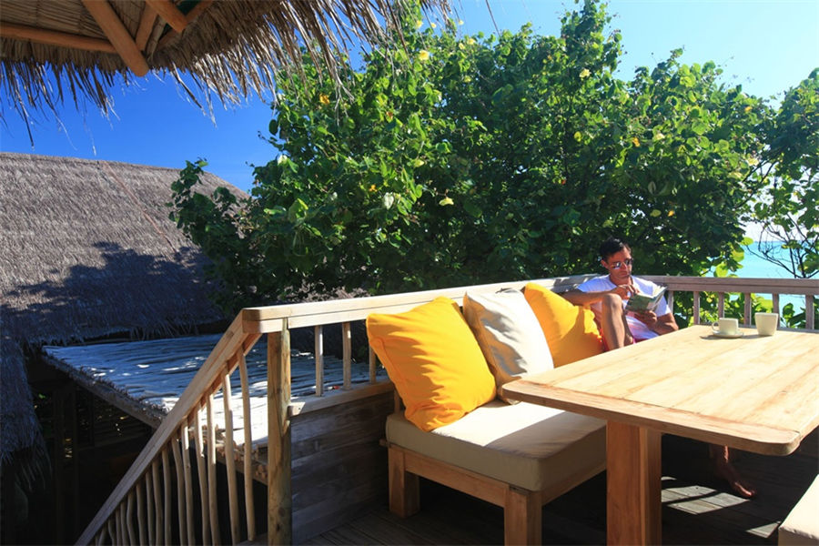 六善拉姆 - 家庭泳池别墅图片4 - Six Senses Latitude Laamu Family Beach Villa with Pool Photo 4