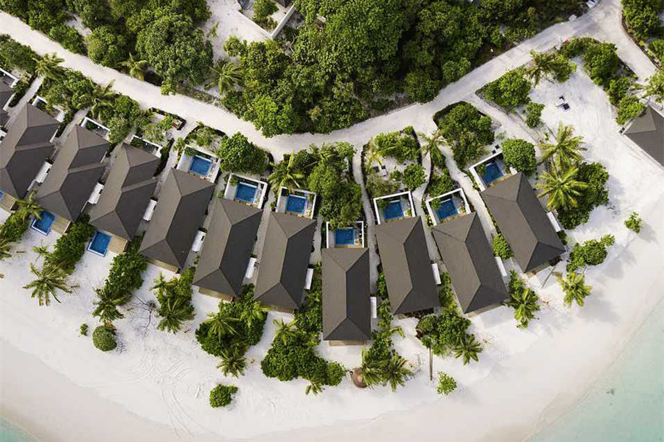 新鲁滨逊努努 - 沙滩平房(花园泳池) 图片3 - Robinson Club Noonu Beach Bungalow Garden Pool Photo 3