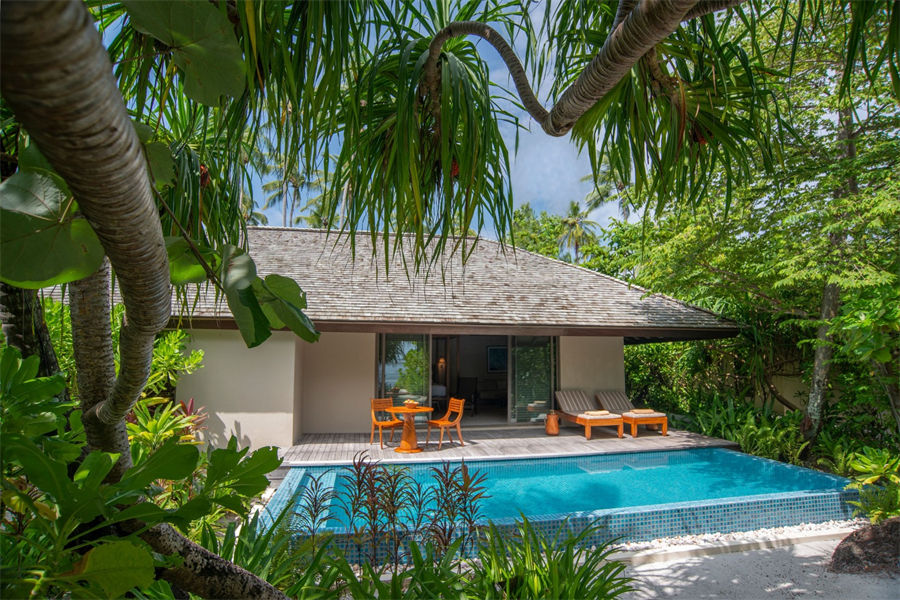 瑞喜敦D - 豪华沙滩泳池别墅图片1 -  The Residence Maldives at Dhigurah Sunrise/Sunset Deluxe Beach Pool Villa Photo 1