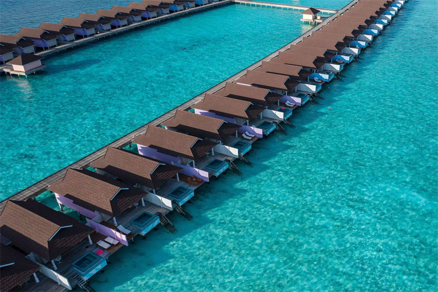 芙拉瓦希 - 泻湖水上泳池别墅图片4 - The Standard，Huruvalhi Maldives Lagoon Overwater Pool Villa Photo 4