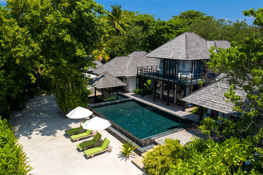 JA玛娜法鲁岛 - 双卧室沙滩泳池住宅 图片4 - JA Manafaru Two Bedroom Beach Residence With Family Pool And Private Pool Photo 4