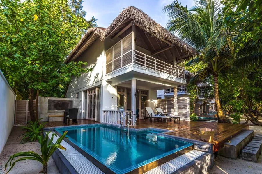 库达拉 - 沙滩泳池套房图片1 - NH Maldives Kuda Rah Resort Beach Suite with private pool Photo 1