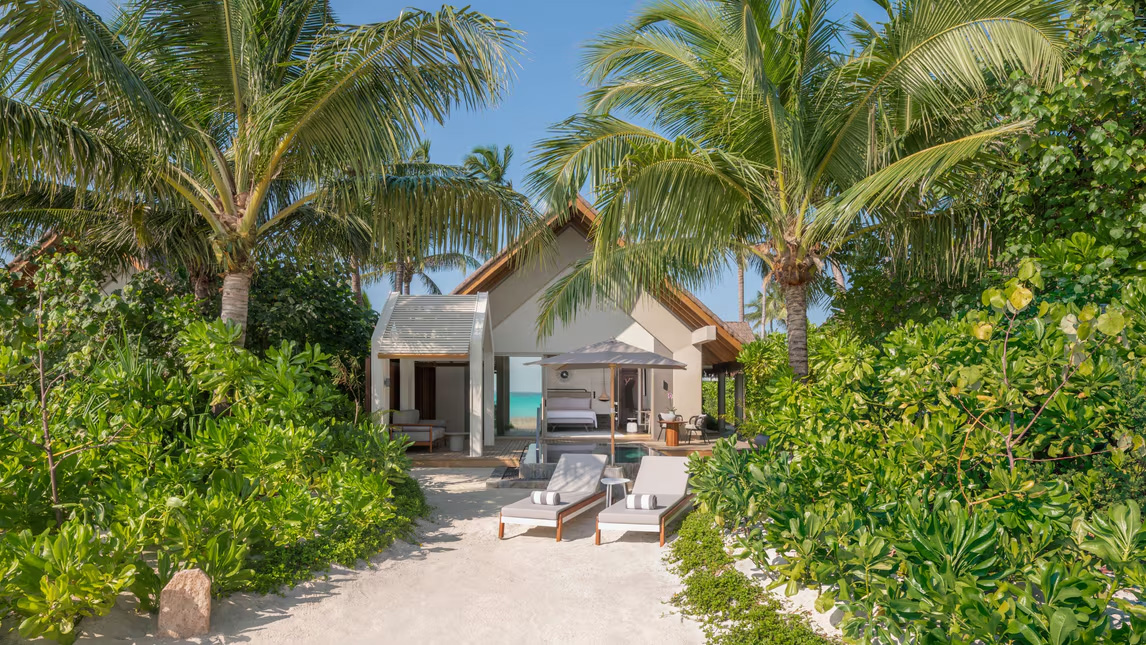 JW 万豪卡夫 - 日落海滩泳池别墅图片1 - JW Marriott Maldives Kaafu Atoll Island Resort Sunset Beach Pool Villa Photo 1
