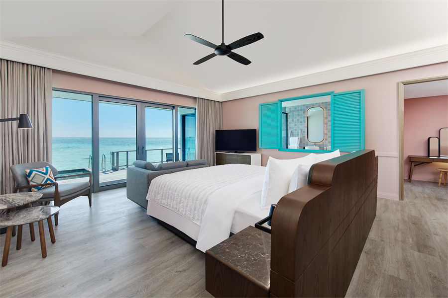 艾美 - 双卧水上泳池别墅 图片1 - Le Meridien Maldives Resort & Spa Two-Bedroom Overwater Villa with Pool Photo 1