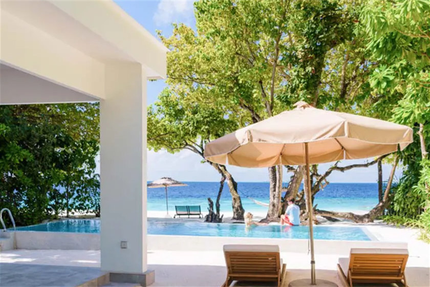 阿米拉富士 - 单卧沙滩泳池别墅图片1 - Amilla Fushi One Bedroom Beach Villa with Pool Photo 1