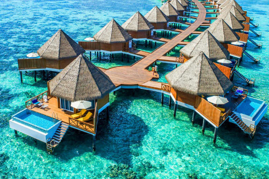 美居 - 日落水上泳池别墅图片2 - Mercure Maldives Kooddoo  Over Water Sunset Pool Villa Photo 2