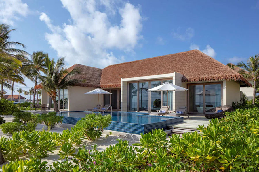 丽笙 - 双卧沙滩泳池套房（日落景观）图片2 - Radisson Blu Resort Maldives Beach Villa-2 Bedrooms-Pool& Sunset View Photo 2