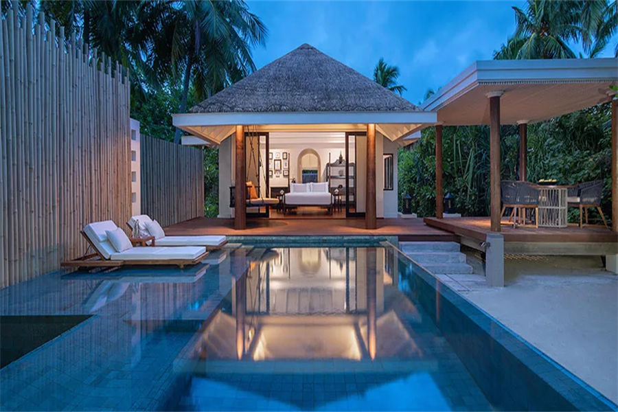 安纳塔拉吉哈瓦岛 - 日落海滩泳池别墅图片1 - Anantara Kihavah Villas Sunset Beach Pool Villa Photo 1