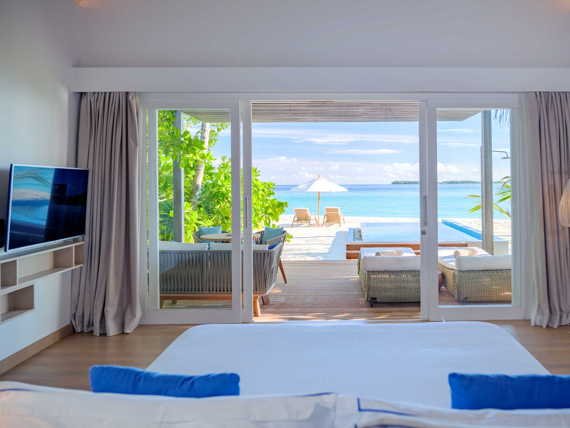 巴廖尼 - 日落沙滩泳池别墅图片4 - Baglioni Resort Maldives Sunset Beach Villa with Pool Photo 4