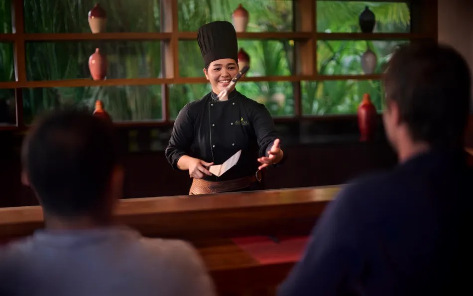 安纳塔拉笛古 - 折纸 日式餐厅（薇利岛）图片2 - Anantara Dhigu Resort & Spa Origami Photo 2