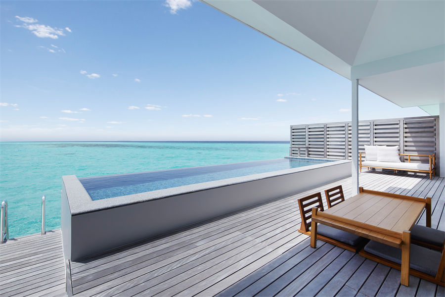 艾美 - 双卧水上泳池别墅 图片2 - Le Meridien Maldives Resort & Spa Two-Bedroom Overwater Villa with Pool Photo 2