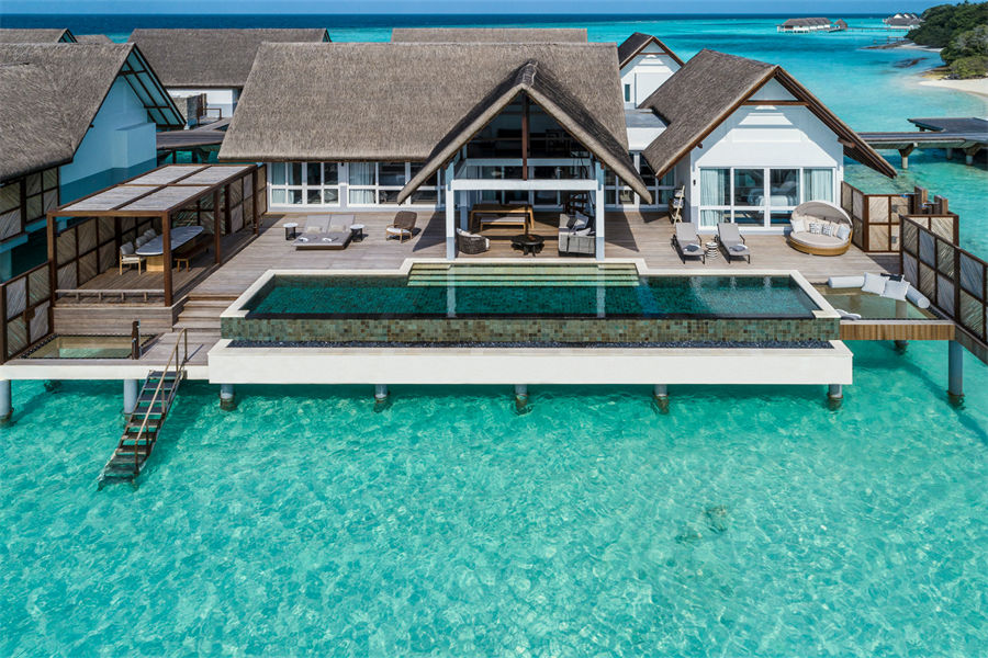 四季兰达吉拉瓦鲁 - 日出/日落双卧水上套房图片3 - Four Seasons Landaa Giraavaru Sunrise/Sunset Two-Bedroom Water Suite Photo 3