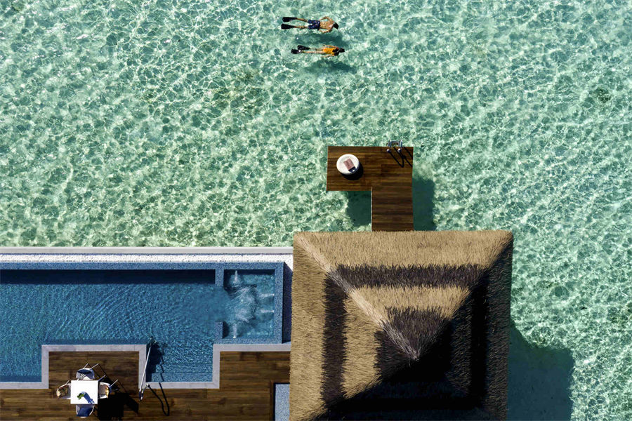 铂尔曼  - 双卧海洋泳池别墅图片1 - Pullman Maldives Maamutaa Resort Two Bedrooms Ocean Pool Villa Photo 1