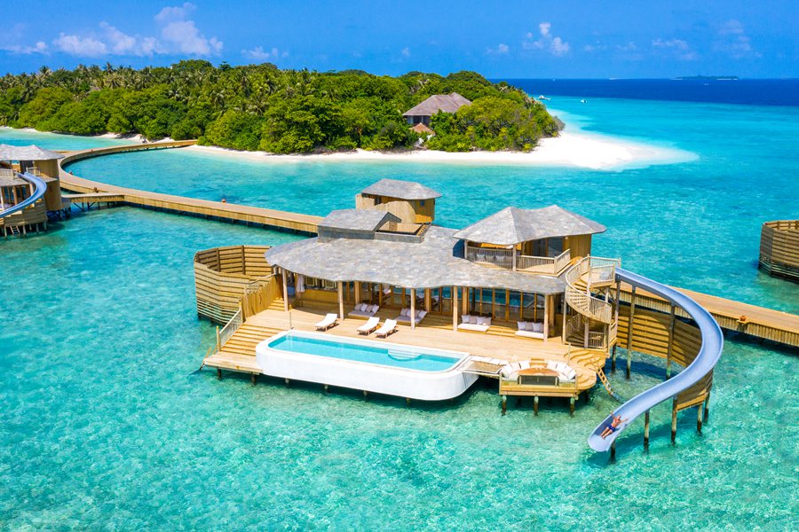 索尼娃富士 - 单卧水上泳池别墅（带滑梯）图片1 - Soneva Fushi 1 Bedroom Water Reserve with slide  Photo 1