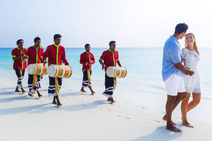都喜天阙 - 婚礼仪式和定制晚餐图片4 - Dusit Thani Maldives Wedding Photo 4