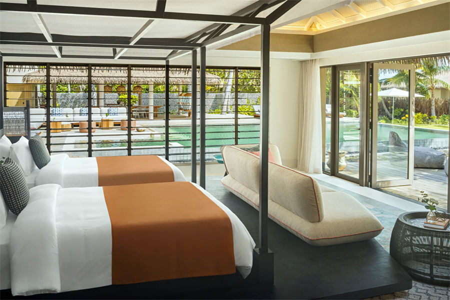 洲际 - 三卧皇家海滨住宅图片4 - InterContinental Maldives Maamunagau Three Bedroom Royal Beachfront Residence Photo 4