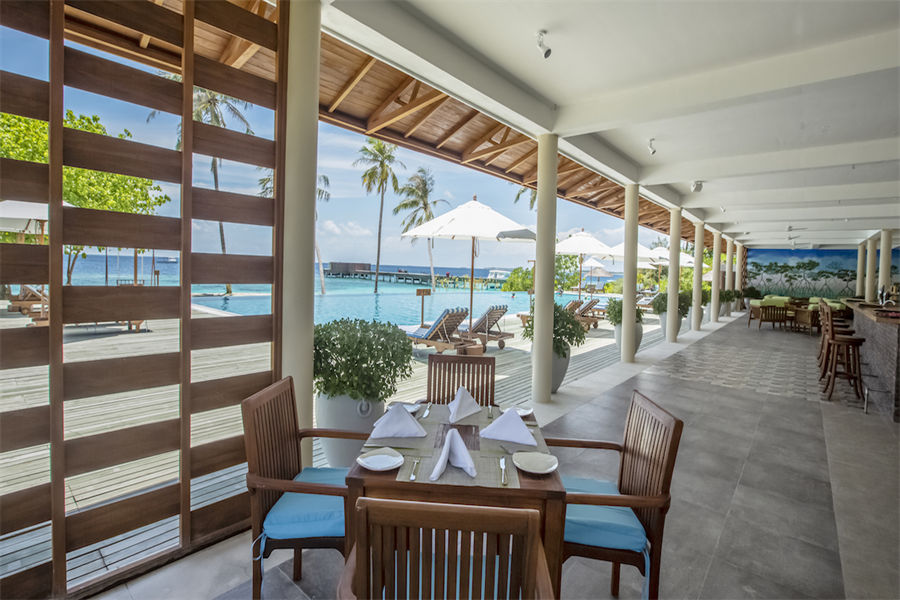 瑞提法鲁 - 咖啡馆餐吧图片1 - Reethi Faru Resort Raalhu Café Photo 1