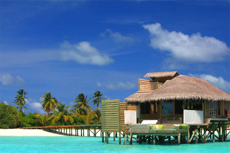 六善拉姆 - 泻湖水上别墅图片1 - Six Senses Latitude Laamu Lagoon Water Villa Photo 1