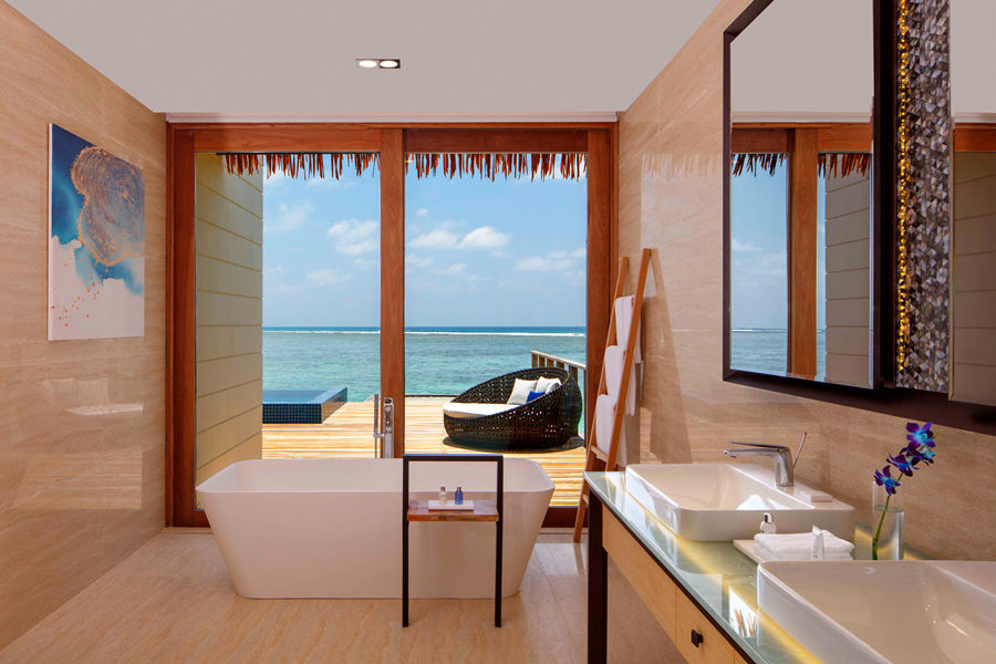 丽笙 - 水上泳池别墅（日出景观）图片4 - Radisson Blu Resort Maldives Ovenvater Villa- Pool & Sunrise View Photo 4