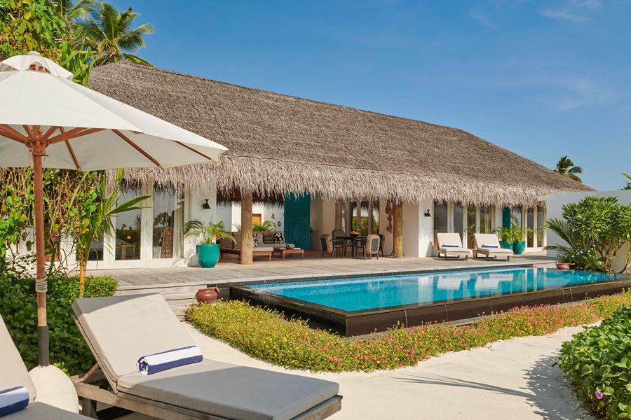 斯茹芬富士 - 三卧沙滩别墅(日落) 图片1 - Sirru Fen Fushi-Private Lagoon Resort  Three Bedroom Beach Sunset Villa Photo 1