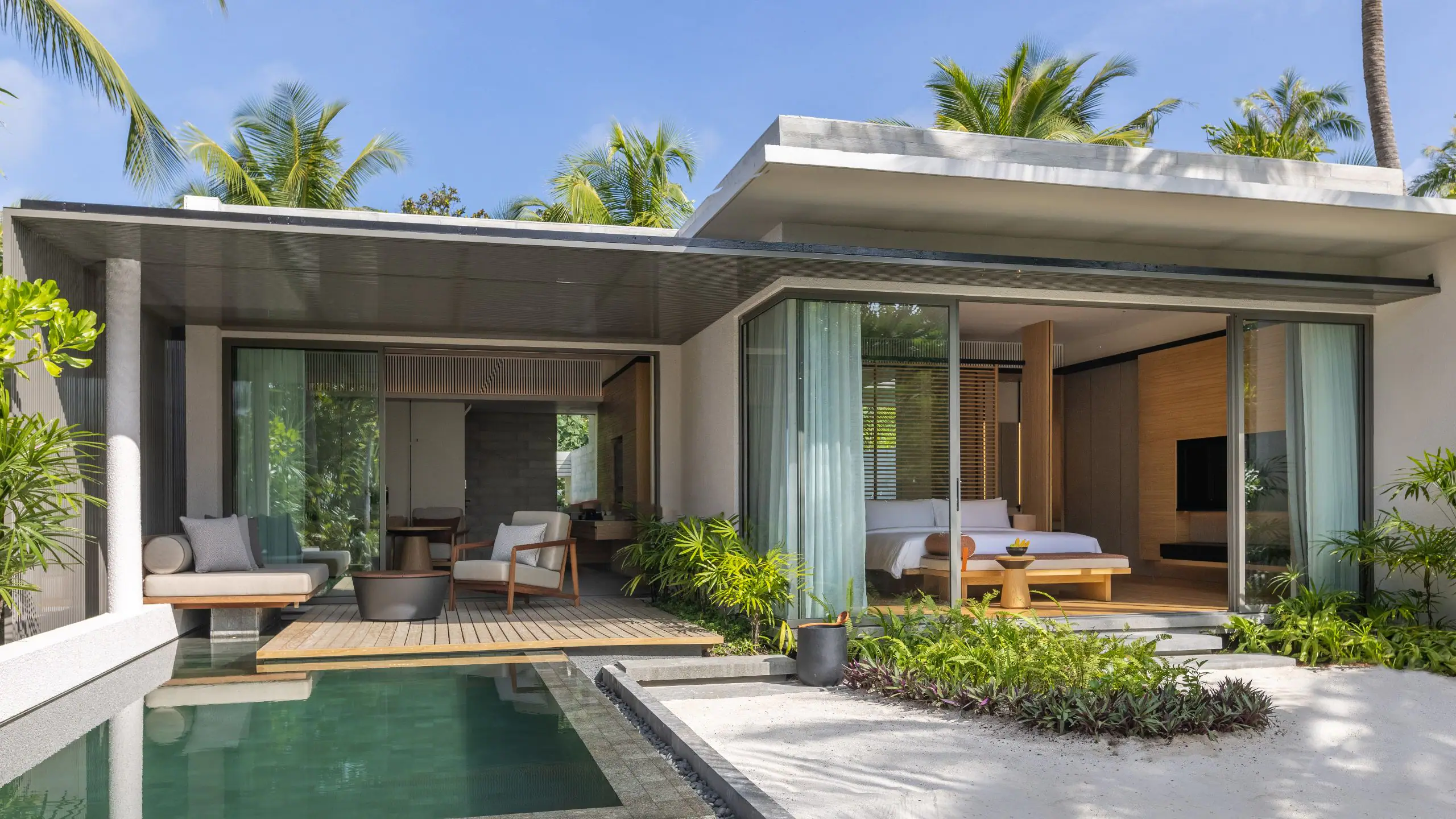 阿丽拉 - 日落沙滩泳池别墅图片1 - Alila Kothaifaru Maldives Sunset Beach Pool Villa Photo 1
