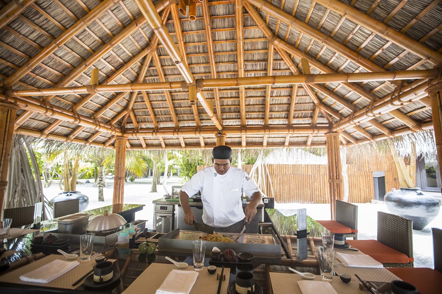 伊露富士（伊露） - 日式铁板烧图片1 - Sun Siyam Iru Fushi Teppanyaki Photo 1