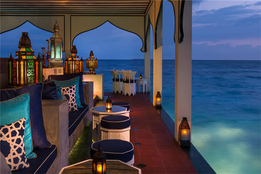 四季兰达吉拉瓦鲁餐厅 - 水烟吧 - Four Seasons Landaa Giraavaru Restaurant