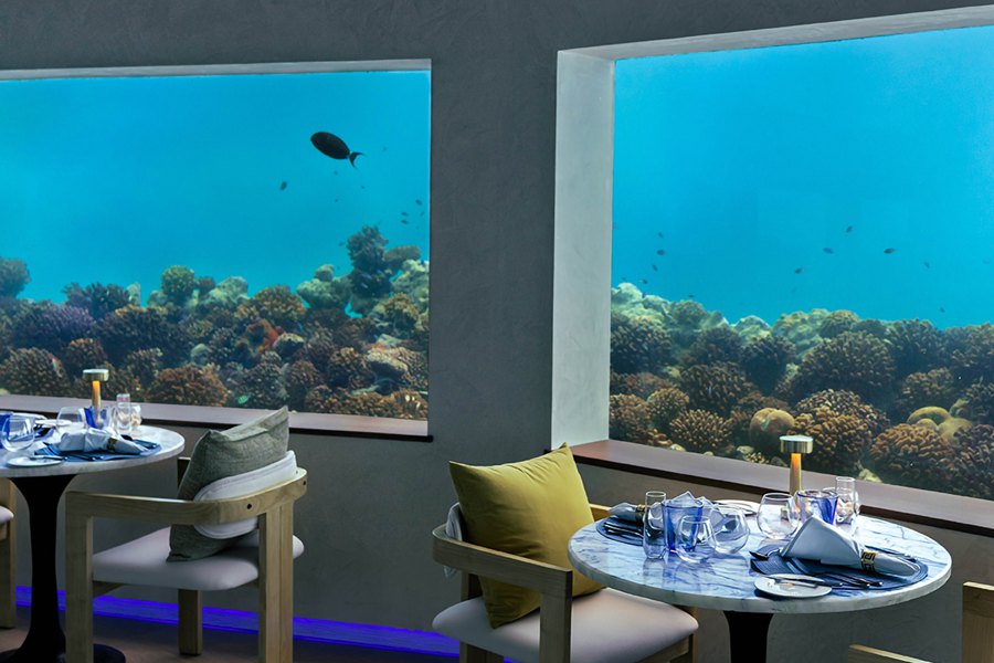 奥露艾拉富士 - 海底餐厅图片1 -  OBLU XPERIENCE Ailafushi Only Blu Photo 1