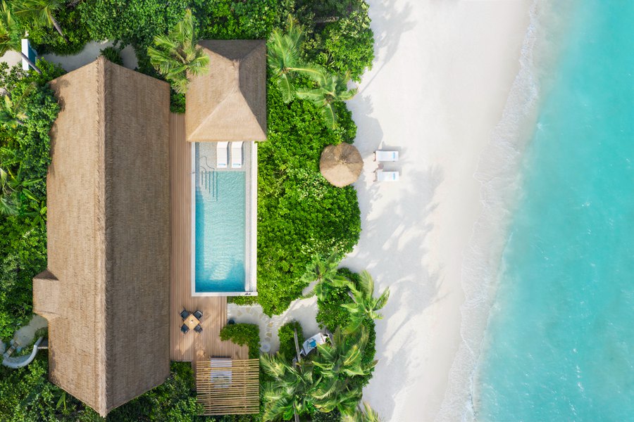 华尔道夫 - 沙滩泳池别墅（大床）图片2 - Waldorf Astoria Maldives Ithaafushi  King Beach Villa with Pool Photo 2