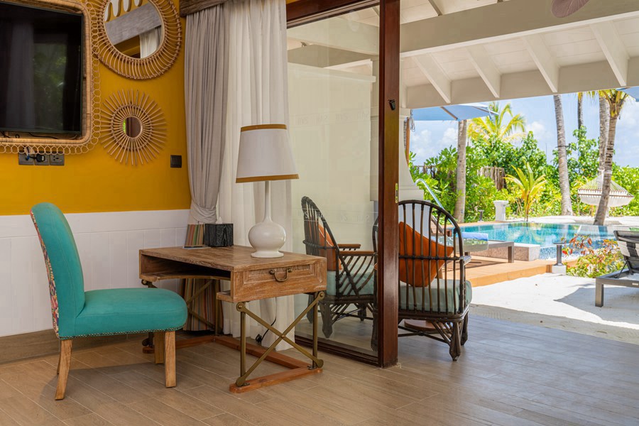 塞伊（希尔顿格芮） - 豪华泳池海滩别墅图片2 - SAii Lagoon Maldives, Curio Collection by Hilton Grand Beach Villa with Pool Photo 2