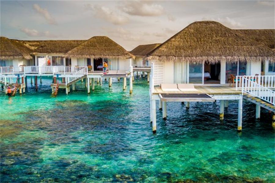 中央格兰德 - 豪华水上别墅 图片2 - Machchafushi Resort&Spa Maldives Sunrise/Sunset Overwater Villa Photo 2