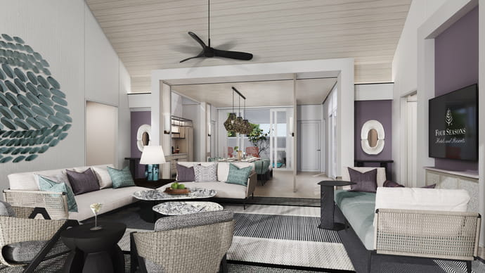 四季库达呼拉 - 三卧库达庄园图片2 - Four Seasons Resort Maldives at Kuda Hura Three-Bedroom Kuda Estate Photo 2