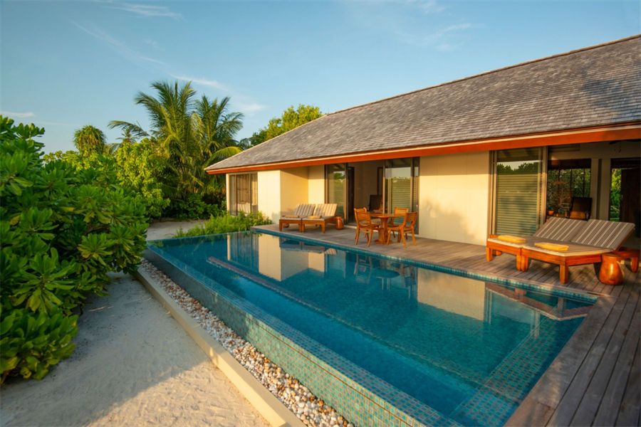 瑞喜敦D - 双卧沙滩泳池别墅图片2 -  The Residence Maldives at Dhigurah Sunrise/Sunset 2 Bedroom Beach Pool Villa Photo 2