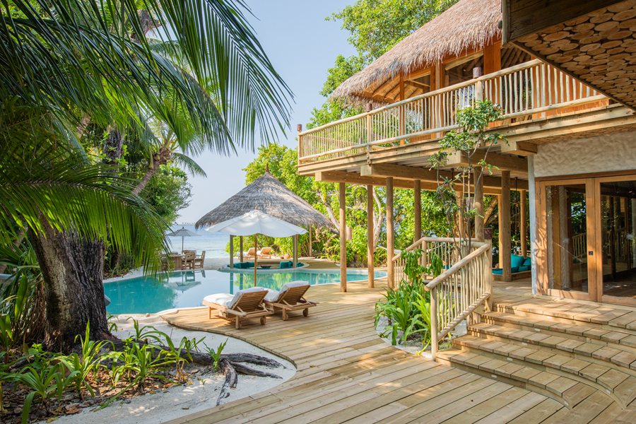 索尼娃富士 - 四卧索尼娃富士泳池套房（带滑梯）图片1 - Soneva Fushi 4 Bedroom Soneva Fushi Villa Suite with Pool  Photo 1
