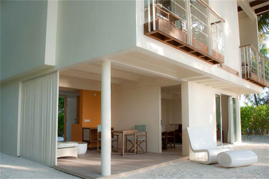 康杜玛 - 双卧家庭沙滩房(花园或海洋景观)图片1 - Holiday Inn Resort Kandooma Maldives  Two Bedroom Family Beach House(Garden View or Sea View) Photo 1